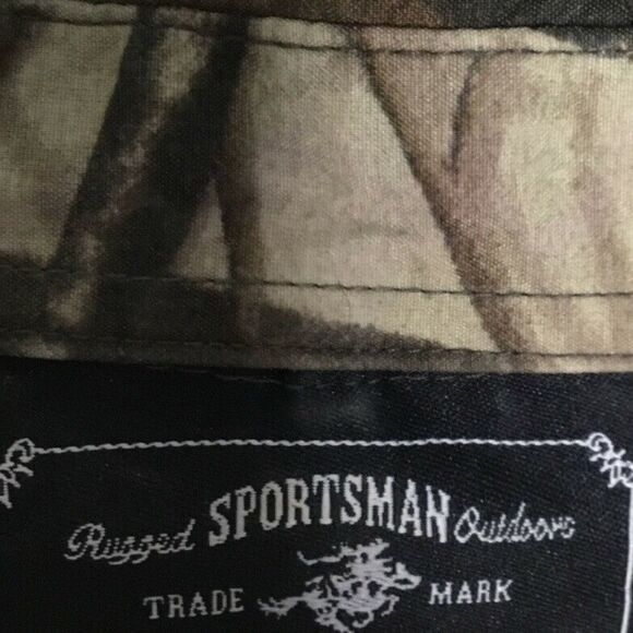 VTG Winchester Men Vented Lightweight Hunting Camo Long Sleeve Button Up Shirt L - Picture 10 of 12